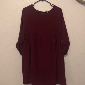 Entro maroon dress